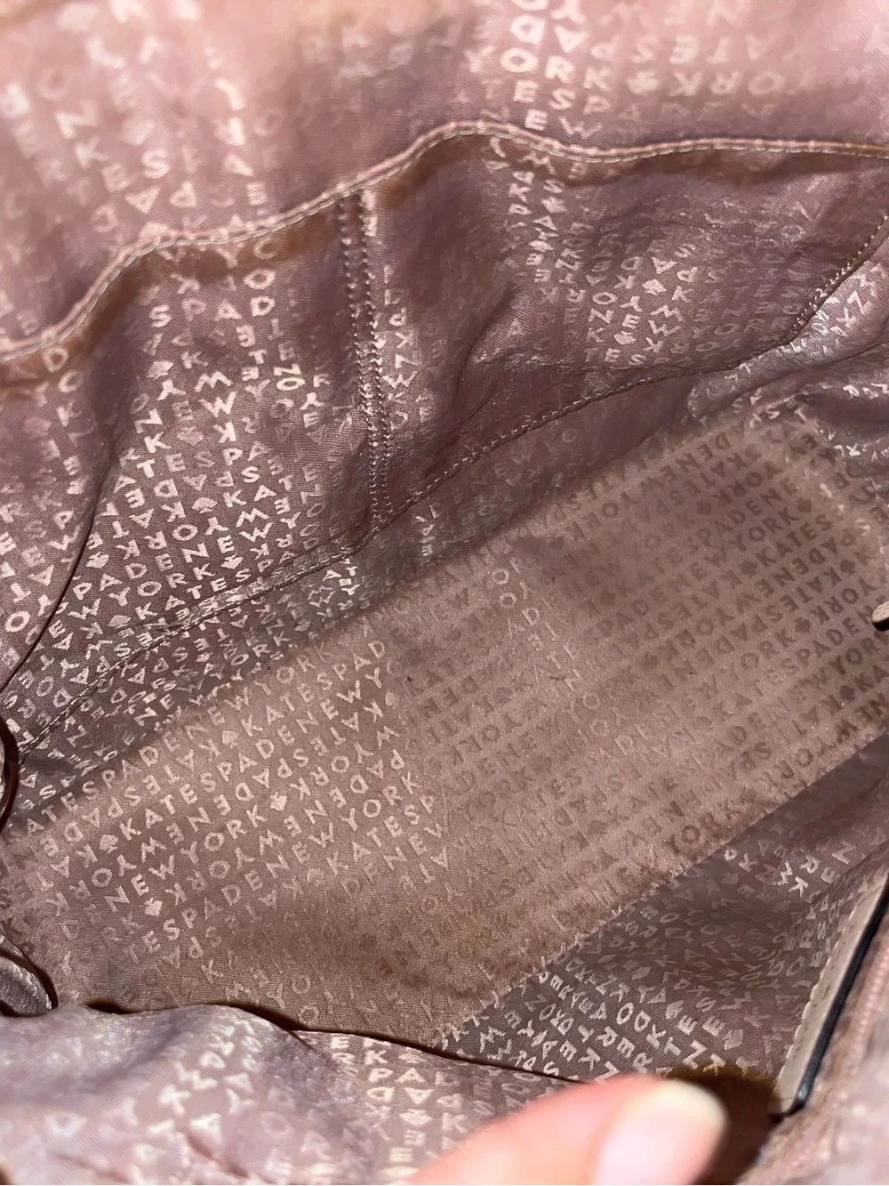 Kate Spade beige dome tote - Picture 5 of 10